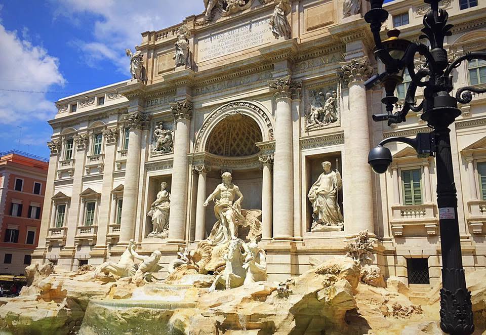Trevi Fountain, Rome: Neptune and Tritons in Baroque masterpiece